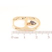 Серьги Xuping Позолота 18K подвески на колечках Подвески с черными кристальными сердечками фото №2 Серьги Xuping Позолота 18K подвески на колечках Подвески с черными кристальными сердечками фото №2