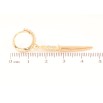 Серьги Xuping Позолота 18K подвески на колечках Кинжалы фото №2 Серьги Xuping Позолота 18K подвески на колечках Кинжалы фото №2