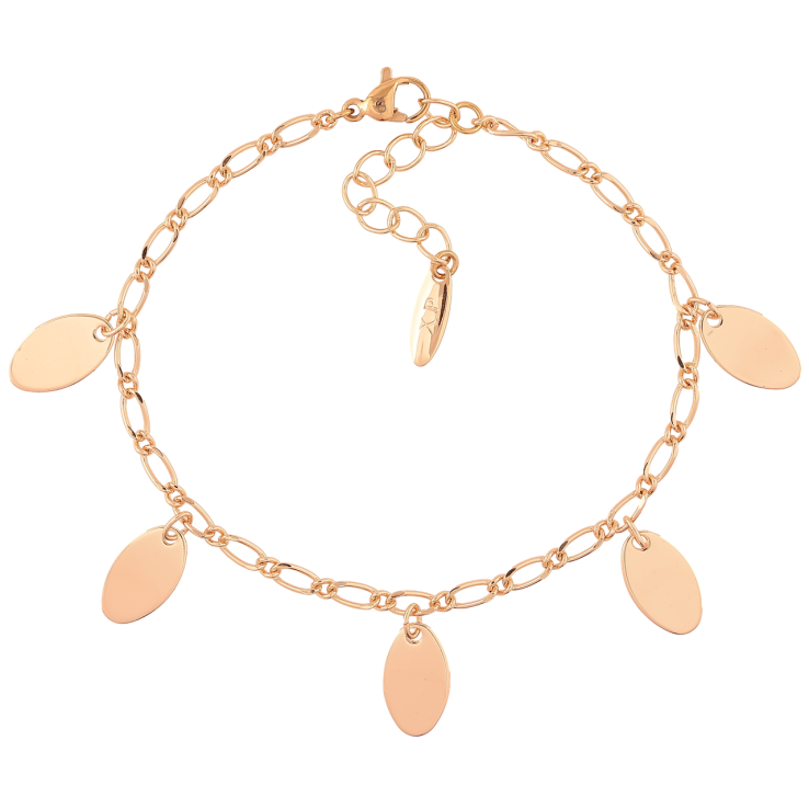 Браслет Xuping M&L Цвет 18K Цепочка с подвесками длина с доп.цепочкой 18.5-22см х 3мм фото №15 Браслет Xuping M&L Цвет 18K Цепочка с подвесками длина с доп.цепочкой 18.5-22см х 3мм фото №15