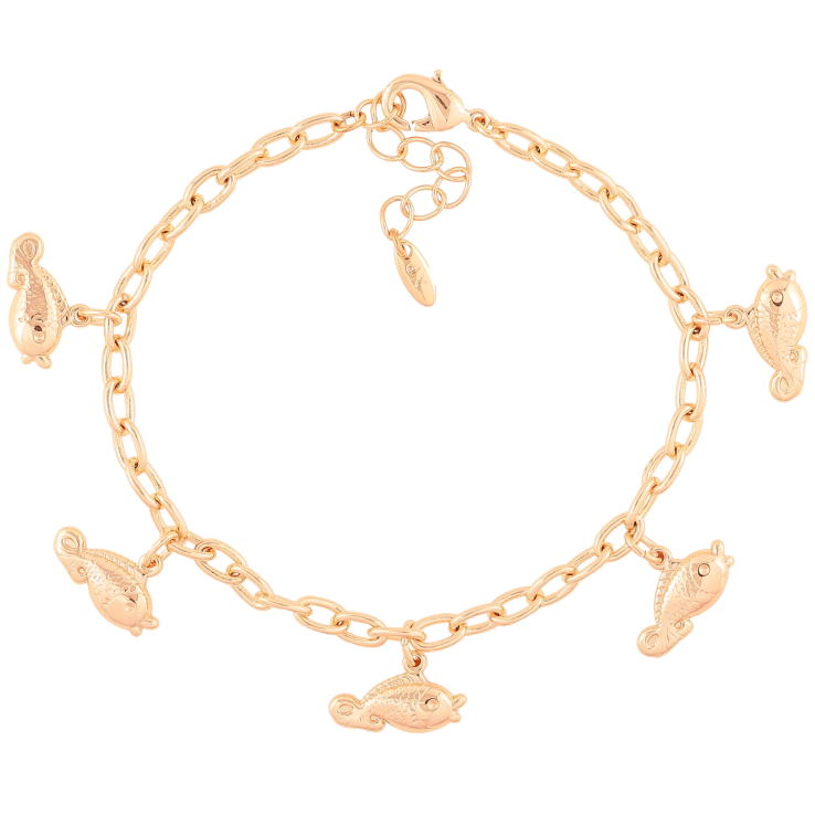 Браслет Xuping M&L Цвет 18K Цепочка с подвесками рыбки длина с доп.цепочкой 19-22см х 4мм фото №13 Браслет Xuping M&L Цвет 18K Цепочка с подвесками рыбки длина с доп.цепочкой 19-22см х 4мм фото №13