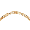 Браслет Xuping M&L Цвет 18K Цепочка с дорожкой красных кристаллов длина с доп.замком 17,19.5см х 4мм фото №2
