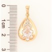 Кулон Xuping Позолота 18K «Крапелька з кристалом для ланцюжка до 6мм фото №2