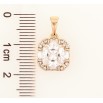 Кулон Xuping Позолота 18K Кришталевий блиск для ланцюжка до 5мм фото №2