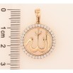 Кулон Xuping Позолота 18K Мусульманская подвеска с надписью Аллах для цепочки до 6мм фото №2 Кулон Xuping Позолота 18K Мусульманская подвеска с надписью Аллах для цепочки до 6мм фото №2