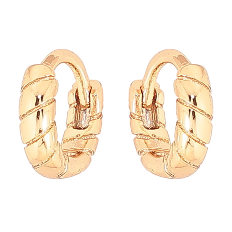 Серьги Xuping Позолота 18K колечки Декоративный узор фото №13 Серьги Xuping Позолота 18K колечки Декоративный узор фото №13