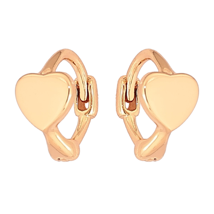 Серьги Xuping Позолота 18K колечки Сердечки фото №16 Серьги Xuping Позолота 18K колечки Сердечки фото №16