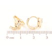 Серьги Xuping Позолота 18K колечки Слоники фото №2 Серьги Xuping Позолота 18K колечки Слоники фото №2
