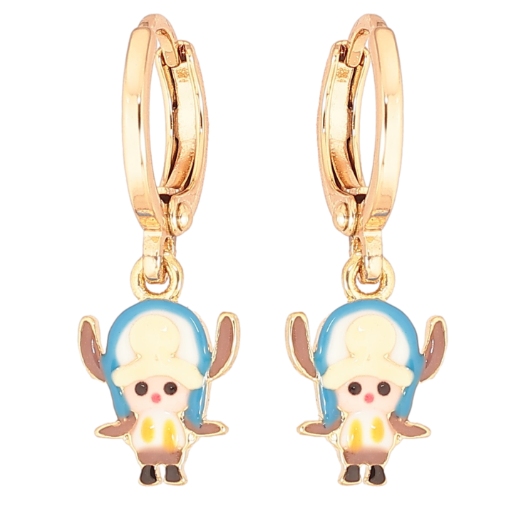 Серьги Xuping Позолота 18K подвески на колечках Мультяшные персонажи фото №19 Серьги Xuping Позолота 18K подвески на колечках Мультяшные персонажи фото №19