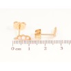 Серьги Xuping Позолота 18K пусеты Стручки с жемчужными квасолинами фото №2 Серьги Xuping Позолота 18K пусеты Стручки с жемчужными квасолинами фото №2