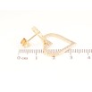 Серьги Xuping Позолота 18K пусеты Сердечки фото №2 Серьги Xuping Позолота 18K пусеты Сердечки фото №2