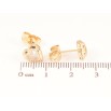 Сережки Xuping Позолота 18K пусети «Сердечка з кристалами» фото №2 Сережки Xuping Позолота 18K пусети «Сердечка з кристалами» фото №2