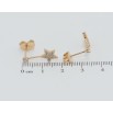 Сережки Xuping Позолота 18K пусети Зірки з цирконієм фото №2 Сережки Xuping Позолота 18K пусети Зірки з цирконієм фото №2
