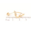 Серьги Xuping Позолота 18K пусеты Подвески сердечки с жемчужинами фото №2 Серьги Xuping Позолота 18K пусеты Подвески сердечки с жемчужинами фото №2