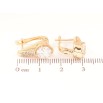 Сережки Xuping Позолота 18K англійський замок «Візерунок з кристалами» фото №2 Сережки Xuping Позолота 18K англійський замок «Візерунок з кристалами» фото №2