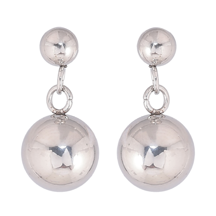Серьги Xuping TTM Stainless Steel цвет Родий пусеты Подвески из шариков фото №12 Серьги Xuping TTM Stainless Steel цвет Родий пусеты Подвески из шариков фото №12