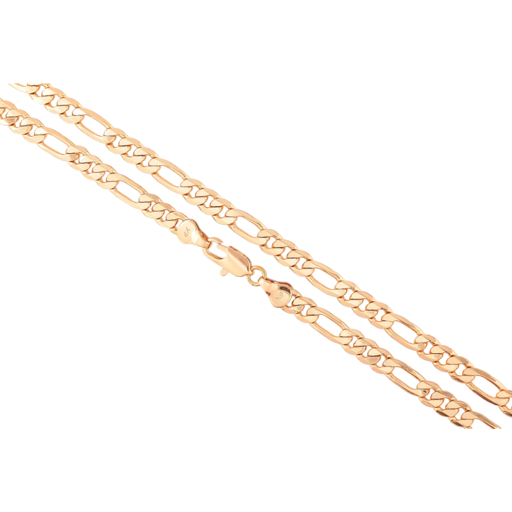 Ланцюжок Xuping Позолота 18K «Плетіння Фігаро» довжина 49см х 6мм фото №11 Ланцюжок Xuping Позолота 18K «Плетіння Фігаро» довжина 49см х 6мм фото №11