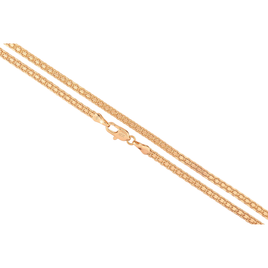 Ланцюжок Xuping Позолота 18K «Плетіння Італійський Бісмарк» довжина 50см х 3мм фото №1 Ланцюжок Xuping Позолота 18K «Плетіння Італійський Бісмарк» довжина 50см х 3мм фото №1