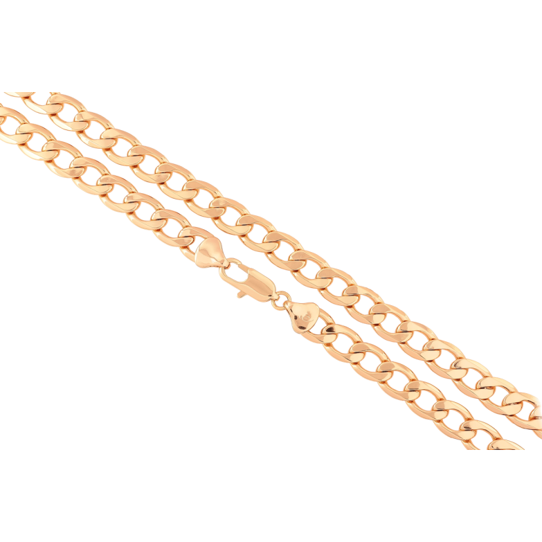 Цепочка Xuping Позолота 18K Плетение Панцирное длинна 49см х 8мм фото №4