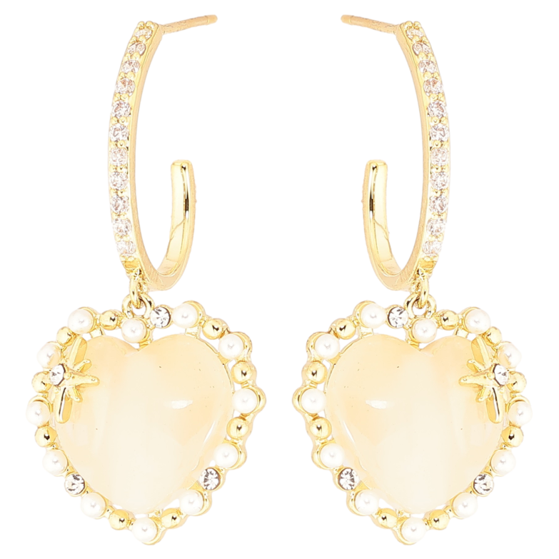 Сережки Xuping Позолота 14K пусети «Сердечка» фото №2 Сережки Xuping Позолота 14K пусети «Сердечка» фото №2