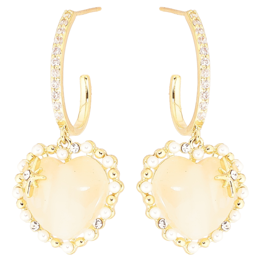 Сережки Xuping Позолота 14K пусети «Сердечка» фото №1 Сережки Xuping Позолота 14K пусети «Сердечка» фото №1