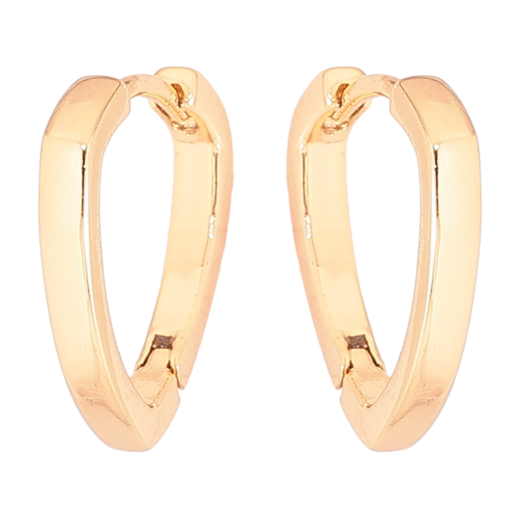 Сережки Xuping Позолота 18K колечка «Трикутні» фото №18