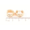 Серьги Xuping Позолота 18K колечки Вставки кристаллов фото №2