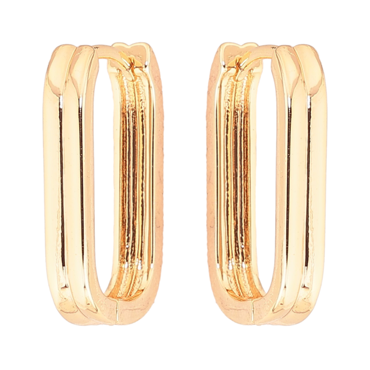 Сережки Xuping Позолота 18K колечка «Декоративний візерунок» фото №21