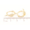 Серьги Xuping Позолота 18K колечки Узел фото №2