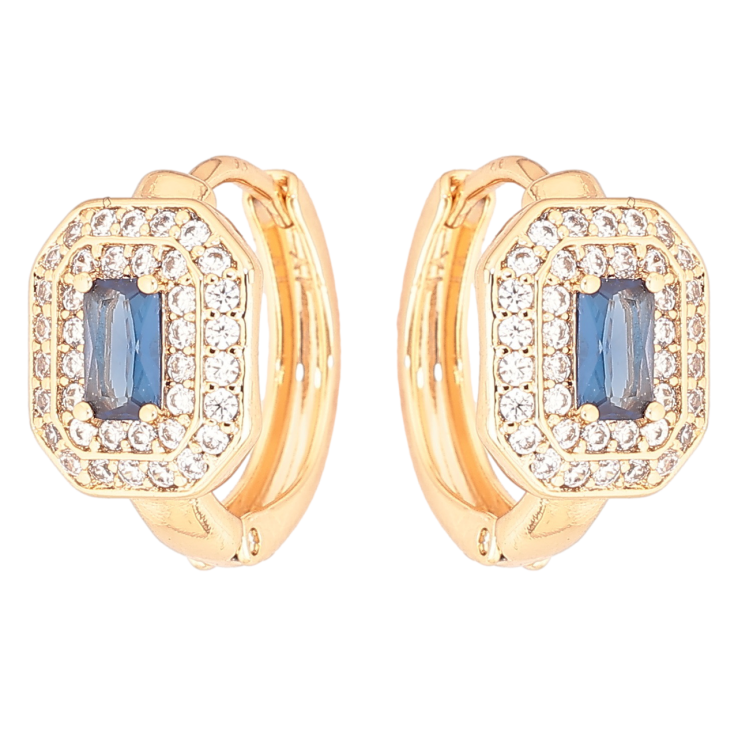 Серьги Xuping Позолота 18K колечки Инкрустация кристаллами фото №20 Серьги Xuping Позолота 18K колечки Инкрустация кристаллами фото №20