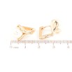 Сережки Xuping Позолота 18K колечка «Перлинні бутони» фото №2 Сережки Xuping Позолота 18K колечка «Перлинні бутони» фото №2