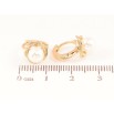 Сережки Xuping Позолота 18K колечка «Перлини» фото №2 Сережки Xuping Позолота 18K колечка «Перлини» фото №2