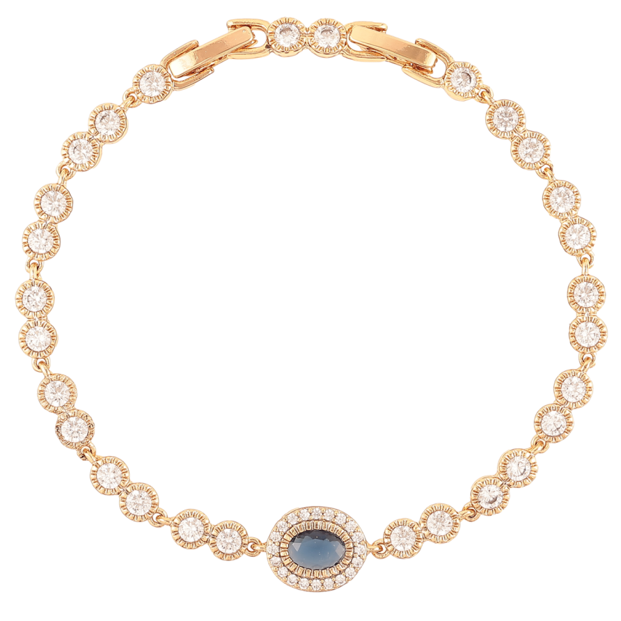 Браслет Xuping Позолота 18K «Інкрустація кристалами» довжина з доп.замком 17.5,19.5см х 4-9мм фото №1 Браслет Xuping Позолота 18K «Інкрустація кристалами» довжина з доп.замком 17.5,19.5см х 4-9мм фото №1