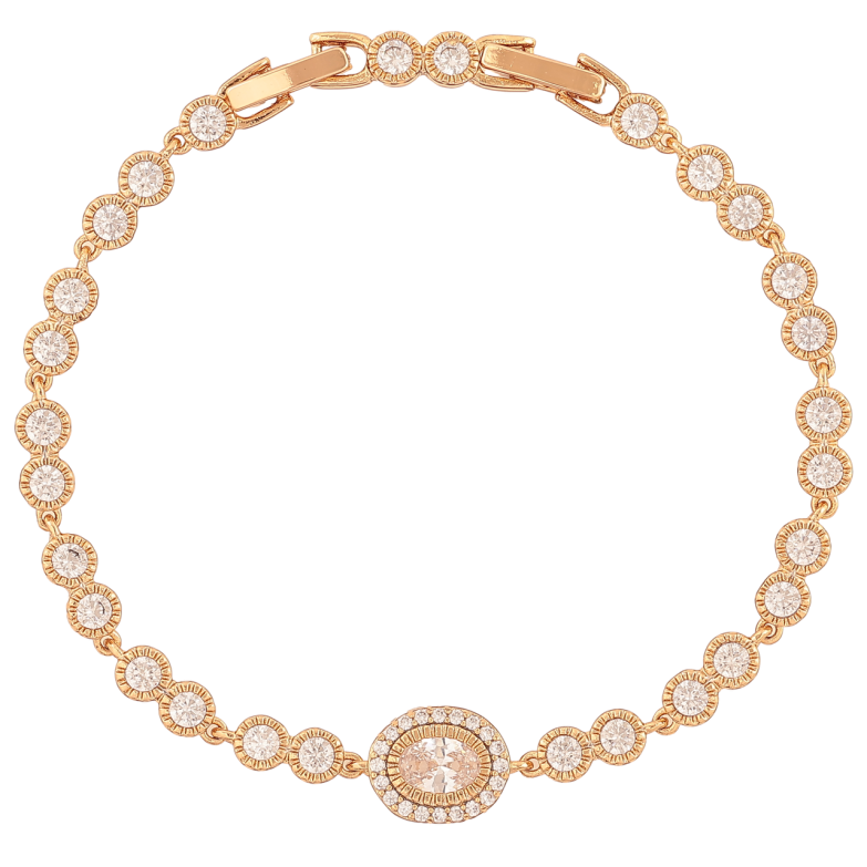Браслет Xuping Позолота 18K Инкрустация кристаллами длина с доп.замком 17.5,19.5см х 4-9мм фото №1 Браслет Xuping Позолота 18K Инкрустация кристаллами длина с доп.замком 17.5,19.5см х 4-9мм фото №1