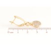Серьги Xuping Позолота 18K английский замок Подвески с инкрустацией кристаллами фото №2 Серьги Xuping Позолота 18K английский замок Подвески с инкрустацией кристаллами фото №2