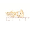 Серьги Xuping Позолота 18K английский замок Узор с кристаллами фото №2 Серьги Xuping Позолота 18K английский замок Узор с кристаллами фото №2
