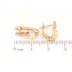 Сережки Xuping Позолота 18K англійський замок «Квіточки з кристалами» фото №2 Сережки Xuping Позолота 18K англійський замок «Квіточки з кристалами» фото №2