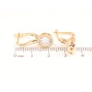 Серьги Xuping Позолота 18K английский замок Кристаллы на дужках фото №2 Серьги Xuping Позолота 18K английский замок Кристаллы на дужках фото №2