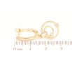 Серьги Xuping Позолота 18K английский замок Круглые подвески с кристаллами фото №2 Серьги Xuping Позолота 18K английский замок Круглые подвески с кристаллами фото №2