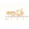 Серьги Xuping Позолота 18K английский замок Кристальные цветочки фото №2 Серьги Xuping Позолота 18K английский замок Кристальные цветочки фото №2