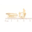 Серьги Xuping Позолота 18K английский замок Декоративный узор с дорожками кристаллов фото №2 Серьги Xuping Позолота 18K английский замок Декоративный узор с дорожками кристаллов фото №2