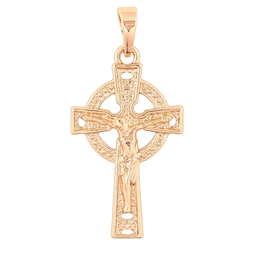Кулон Xuping M&L Колір 18K «Хрест з Розп'яттям» для ланцюжка до 5мм фото №1 Кулон Xuping M&L Колір 18K «Хрест з Розп'яттям» для ланцюжка до 5мм фото №1