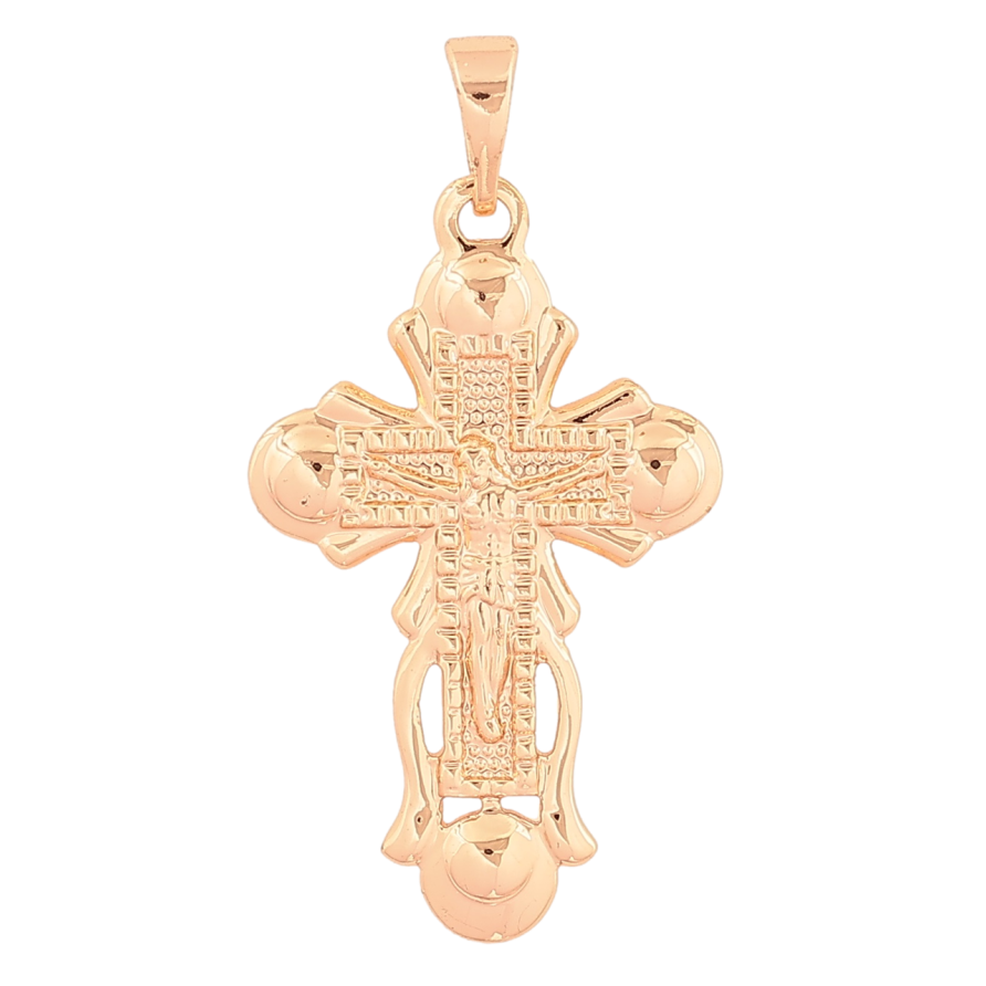 Кулон Xuping M&L Колір 18K «Хрест з Розп'яттям» для ланцюжка до 5мм фото №1 Кулон Xuping M&L Колір 18K «Хрест з Розп'яттям» для ланцюжка до 5мм фото №1