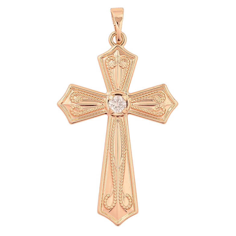 Кулон Xuping M&L Цвет 18K Крест с кристаллом для цепочки до 5мм фото №1 Кулон Xuping M&L Цвет 18K Крест с кристаллом для цепочки до 5мм фото №1