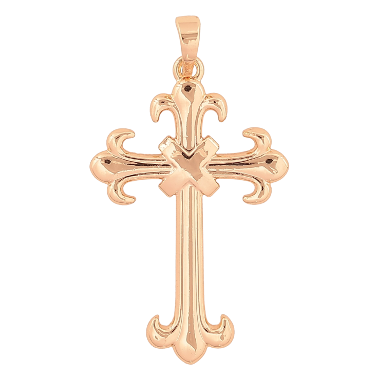 Кулон Xuping M&L Колір 18K «Хрест декоративний» для ланцюжка до 5мм фото №13 Кулон Xuping M&L Колір 18K «Хрест декоративний» для ланцюжка до 5мм фото №13