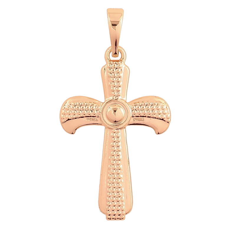 Кулон Xuping M&L Колір 18K «Хрест декоративний» для ланцюжка до 6мм фото №3 Кулон Xuping M&L Колір 18K «Хрест декоративний» для ланцюжка до 6мм фото №3