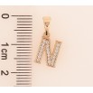 Кулон Xuping M&L Колір 18K Літера N для ланцюжка до 5мм фото №2 Кулон Xuping M&L Колір 18K Літера N для ланцюжка до 5мм фото №2