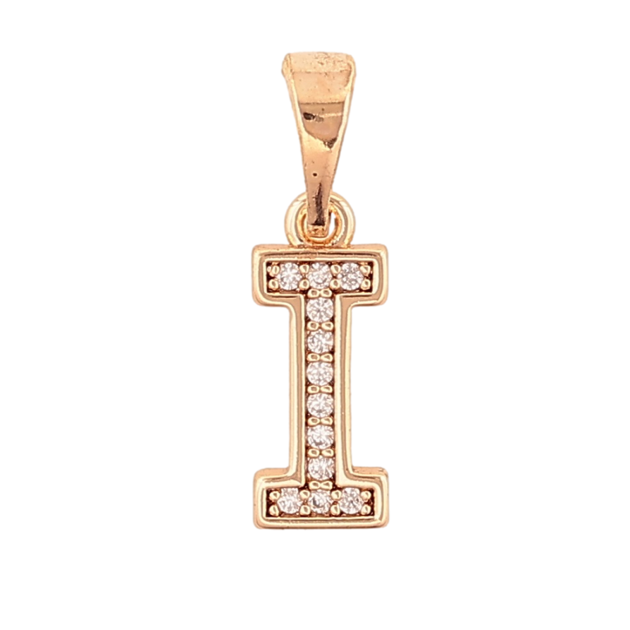 Кулон Xuping M&L Цвет 18K Буква I для цепочки до 5мм фото №1 Кулон Xuping M&L Цвет 18K Буква I для цепочки до 5мм фото №1