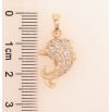 Кулон Xuping M&L Колір 18K Дельфін» для ланцюжка до 5мм фото №2 Кулон Xuping M&L Колір 18K Дельфін» для ланцюжка до 5мм фото №2