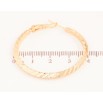 Серьги Xuping Позолота 18K кольца (конго) Декоративный узор ø 4см фото №2 Серьги Xuping Позолота 18K кольца (конго) Декоративный узор ø 4см фото №2