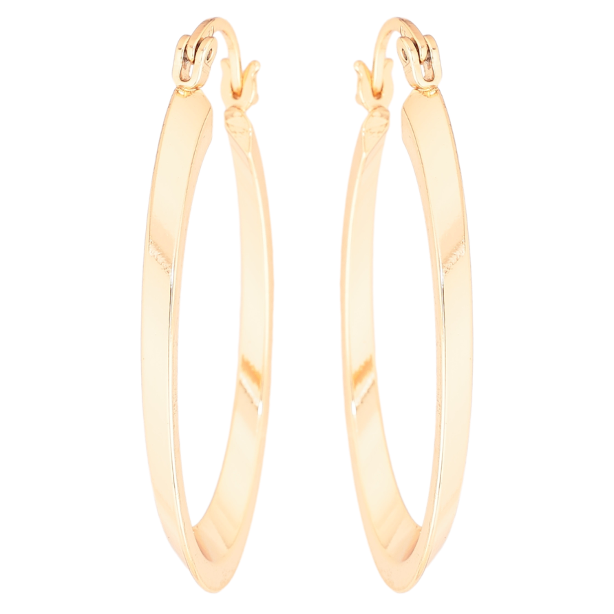 Серьги Xuping Позолота 18K замок-булавка Овальные фото №1 Серьги Xuping Позолота 18K замок-булавка Овальные фото №1